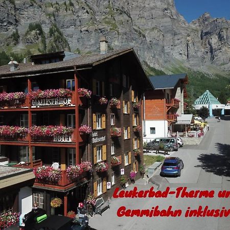 Hotel Walliserhof-Leukerbad-Therme Extérieur photo